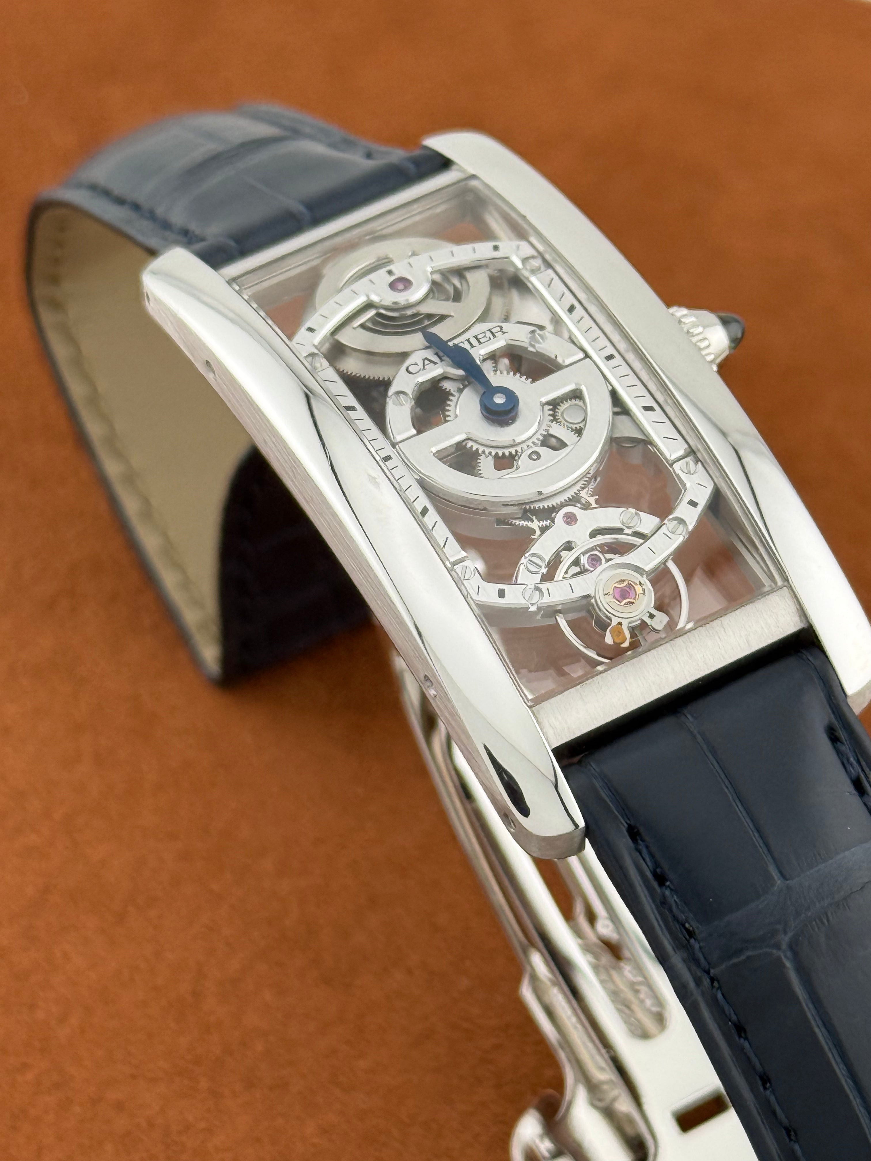 Cartier Tank Cintrée Skeleton