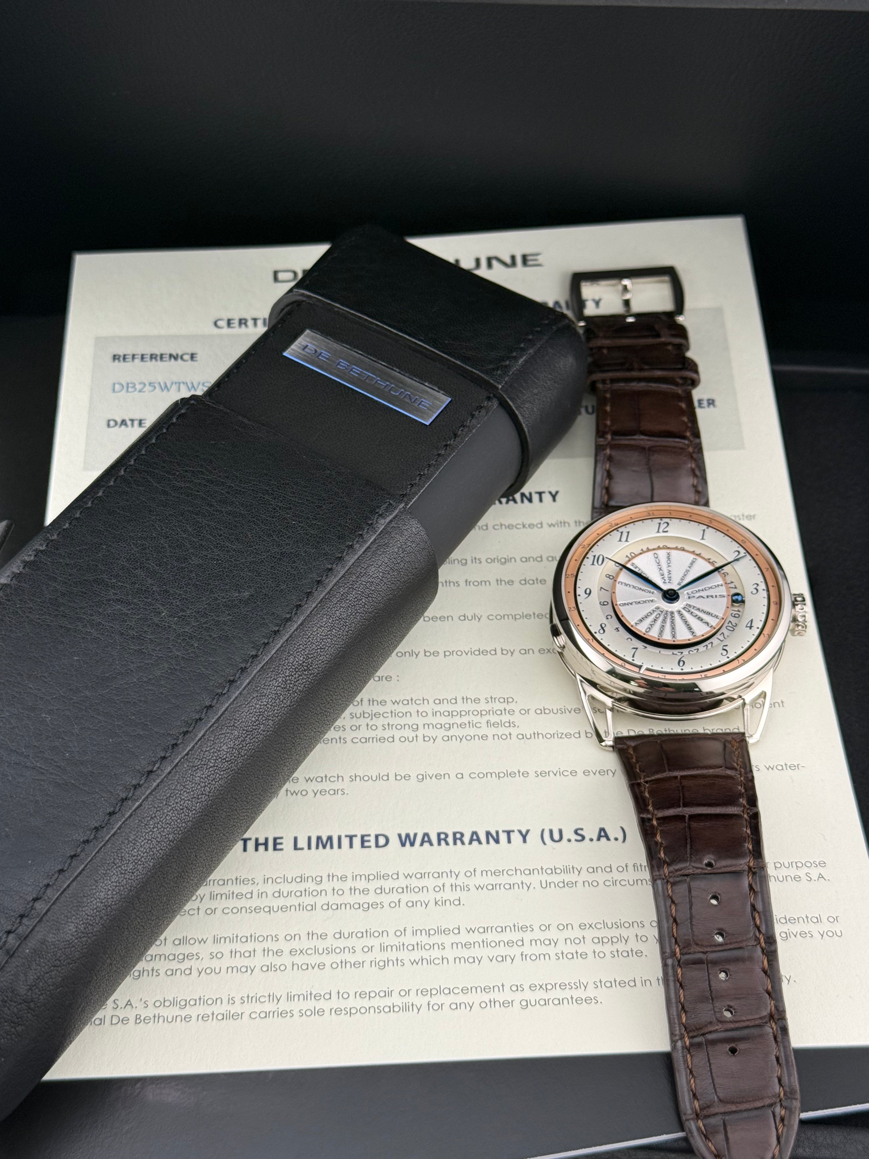 De Bethune DB25 WORLD TRAVELLER