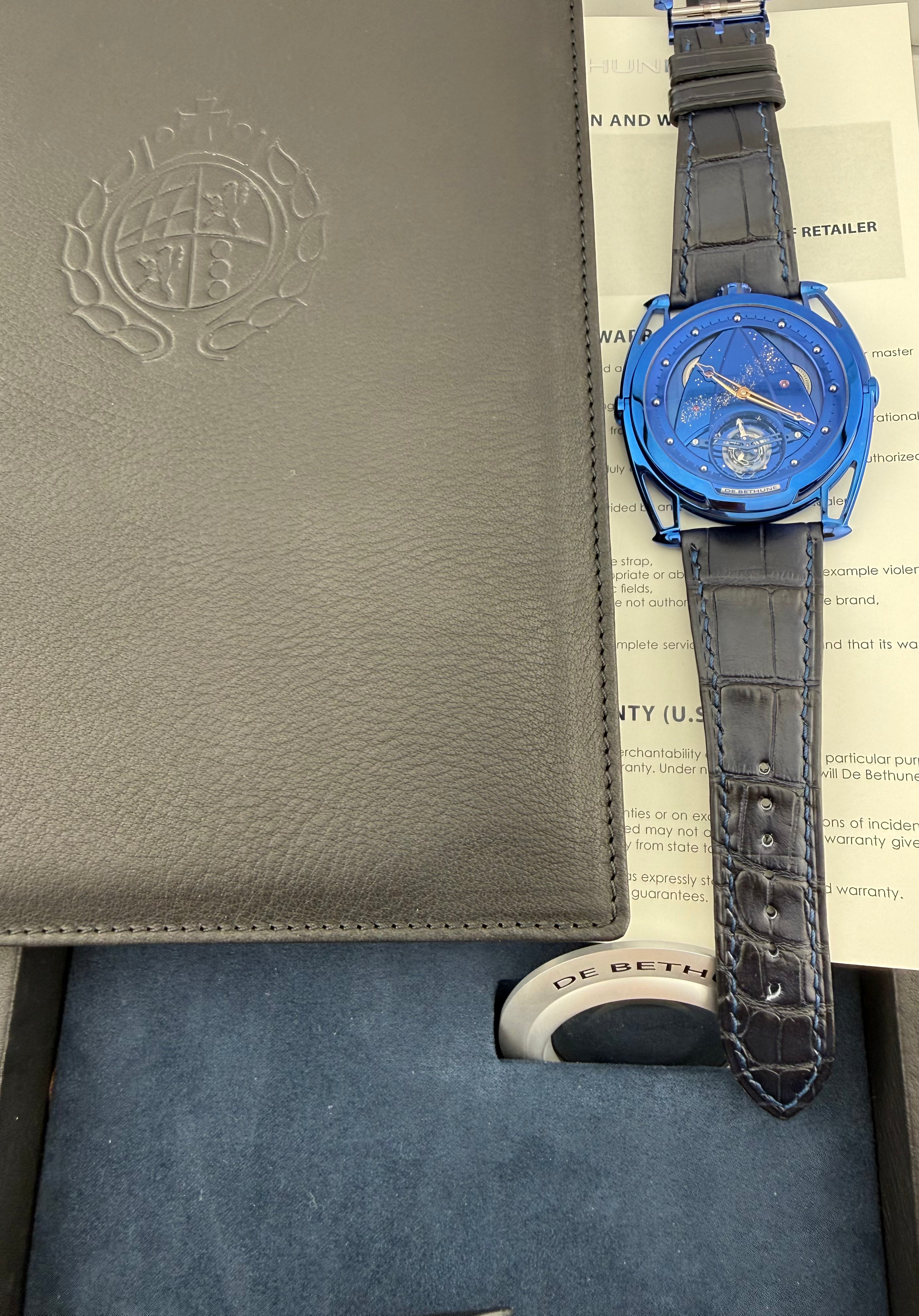 Debethune DB28TB MW - kind of blue Tourbillon - 1 of 5 limited edition