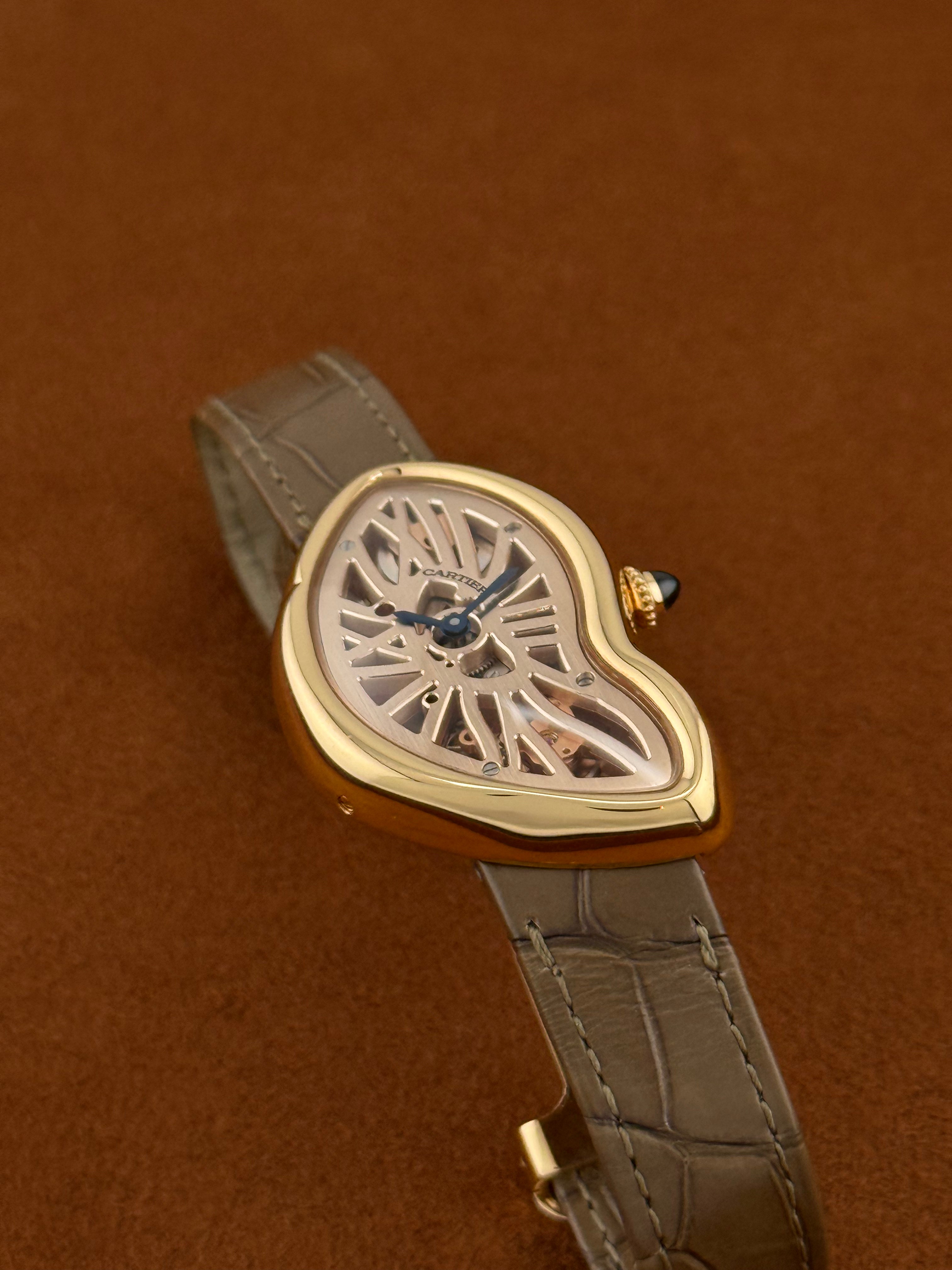 Cartier Crash Skeleton Rose Gold full set ref. CRWHCH0006