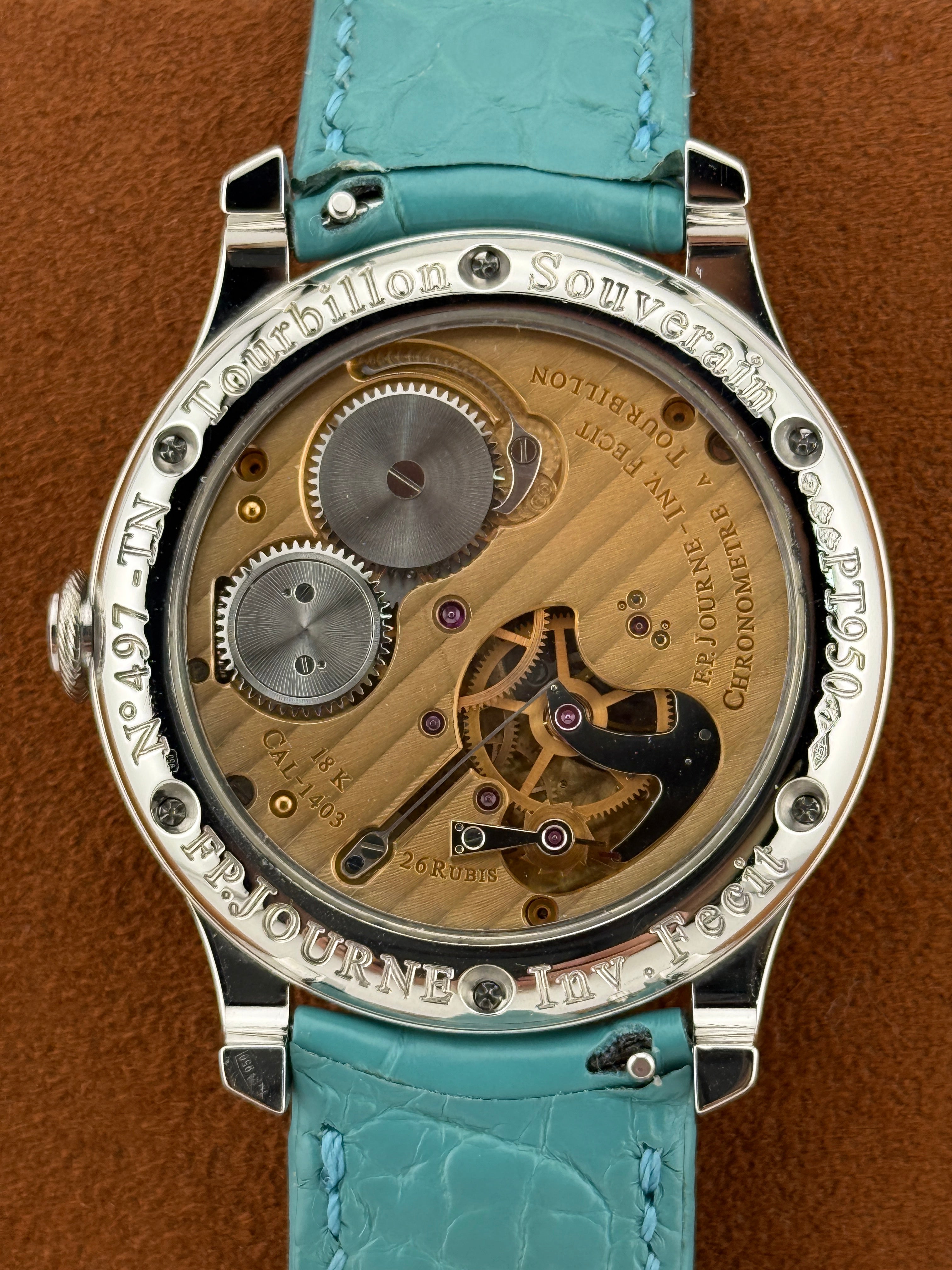 F.P. Journe Tourbillon Souverain in Platinum ref. TN