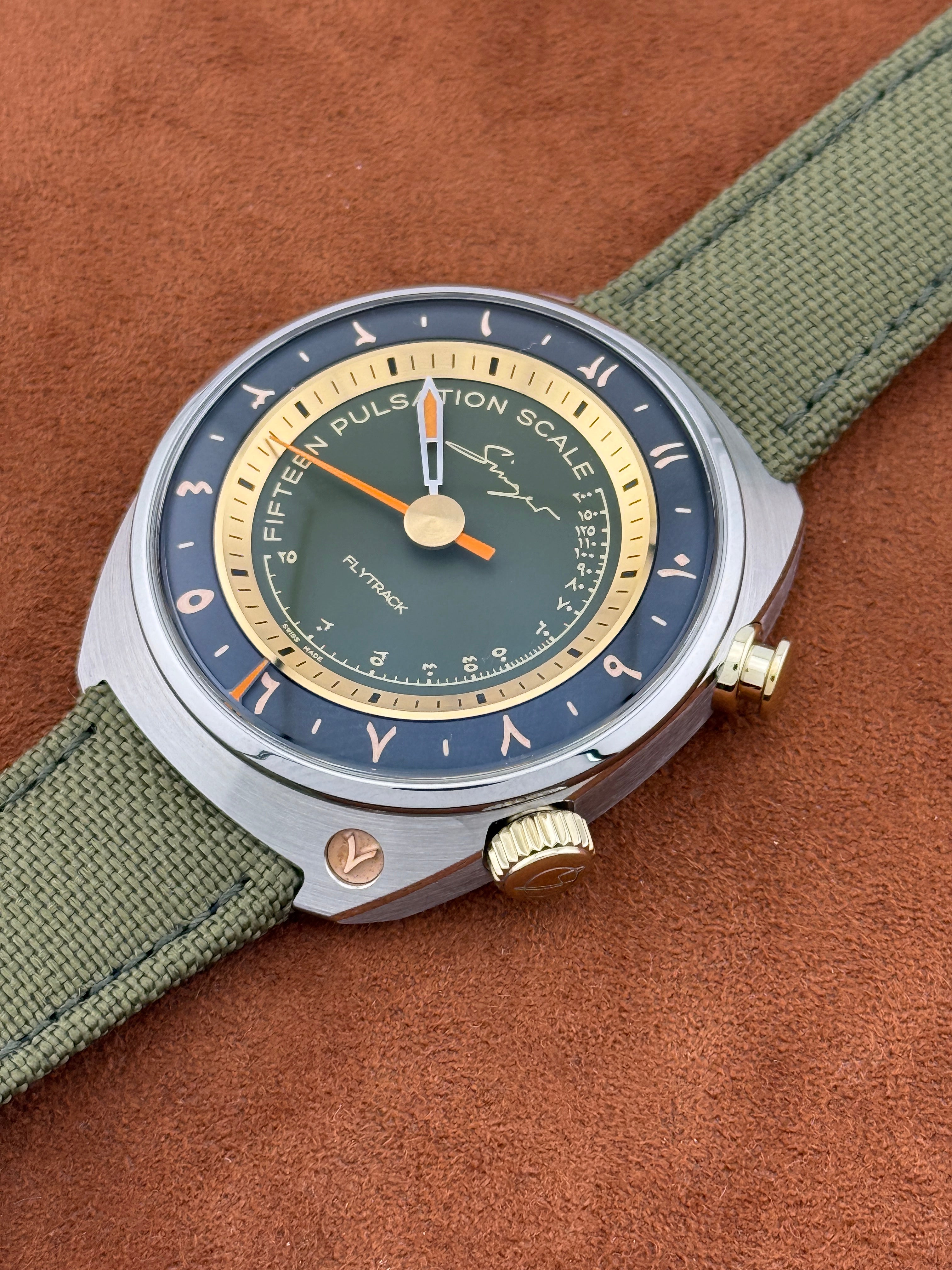 Singer Reimagined Flytrack Perpétuel Edition — Pulsometer, Titanium
