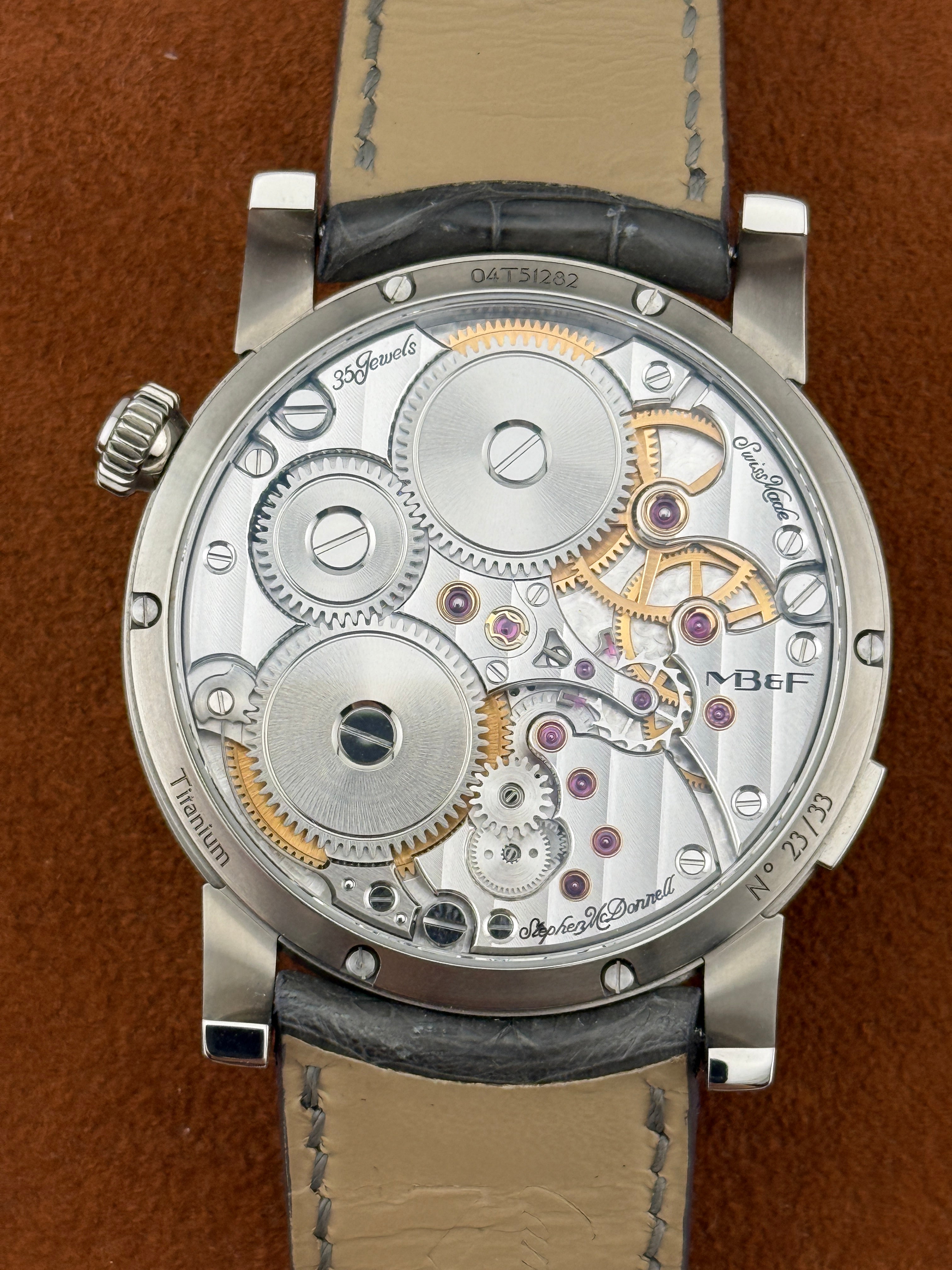 MB&F LM Split escapement Titanium Green Edition:  limited to 33 pieces