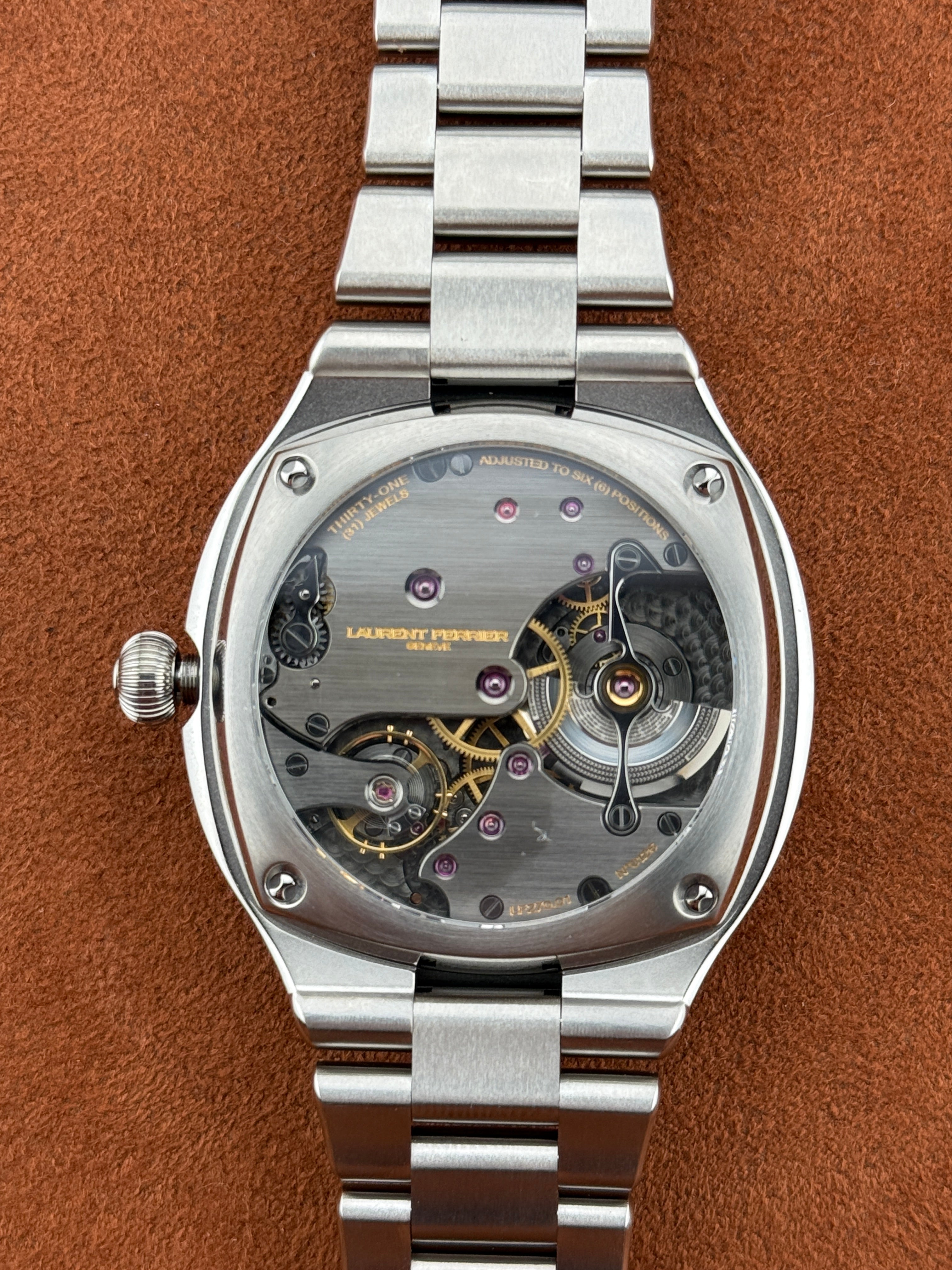 Laurent Ferrier Sport Auto Titanium Blue Dial — Full Set, 2023