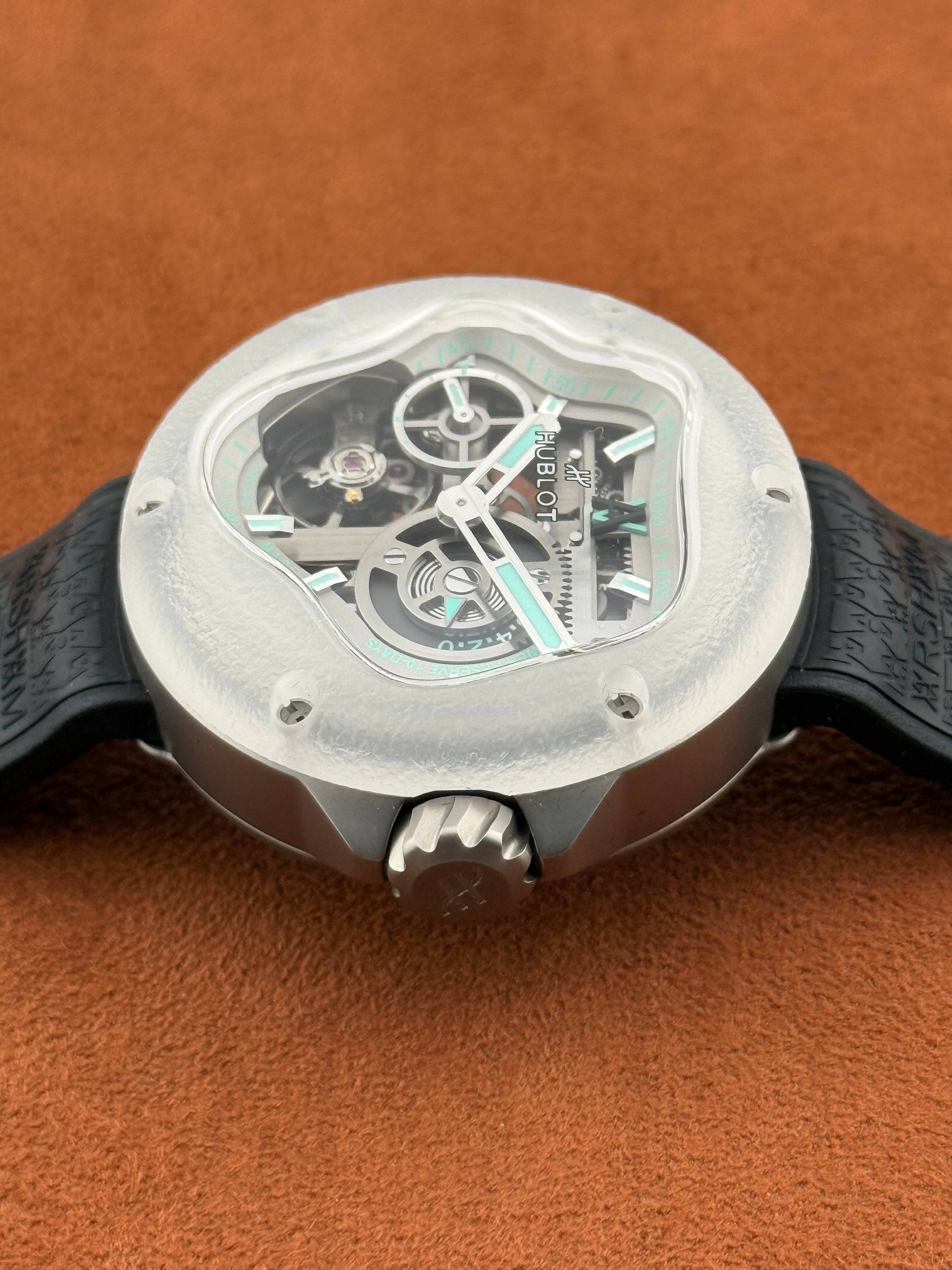Hublot MP-17 Meca-10 Arsham Splash Titanium Sapphire Ref. 917.NJ.6909.RX – Full Set 2025