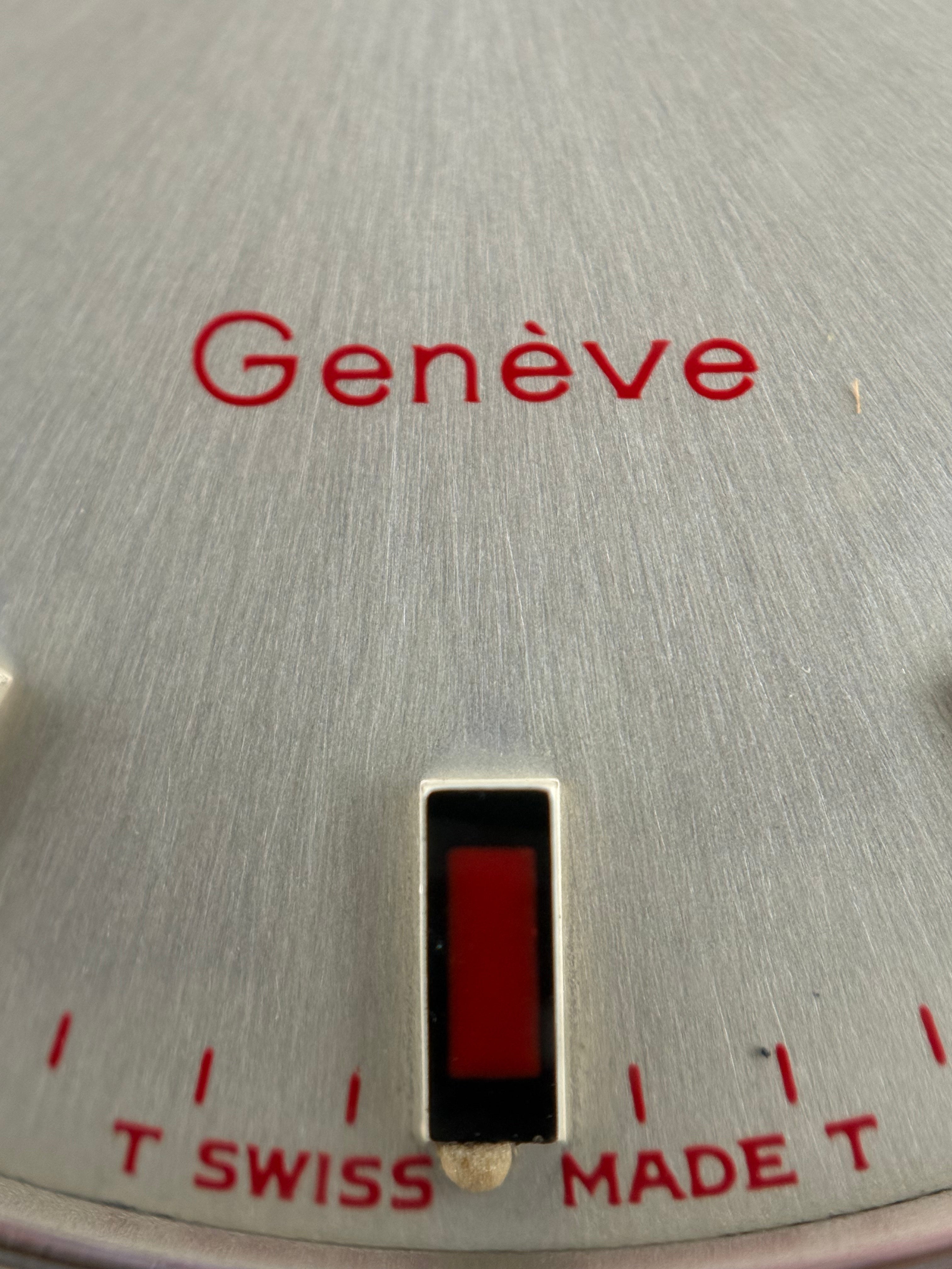Omega Genève “Red Devil” Ref. 135.041 – Stainless Steel