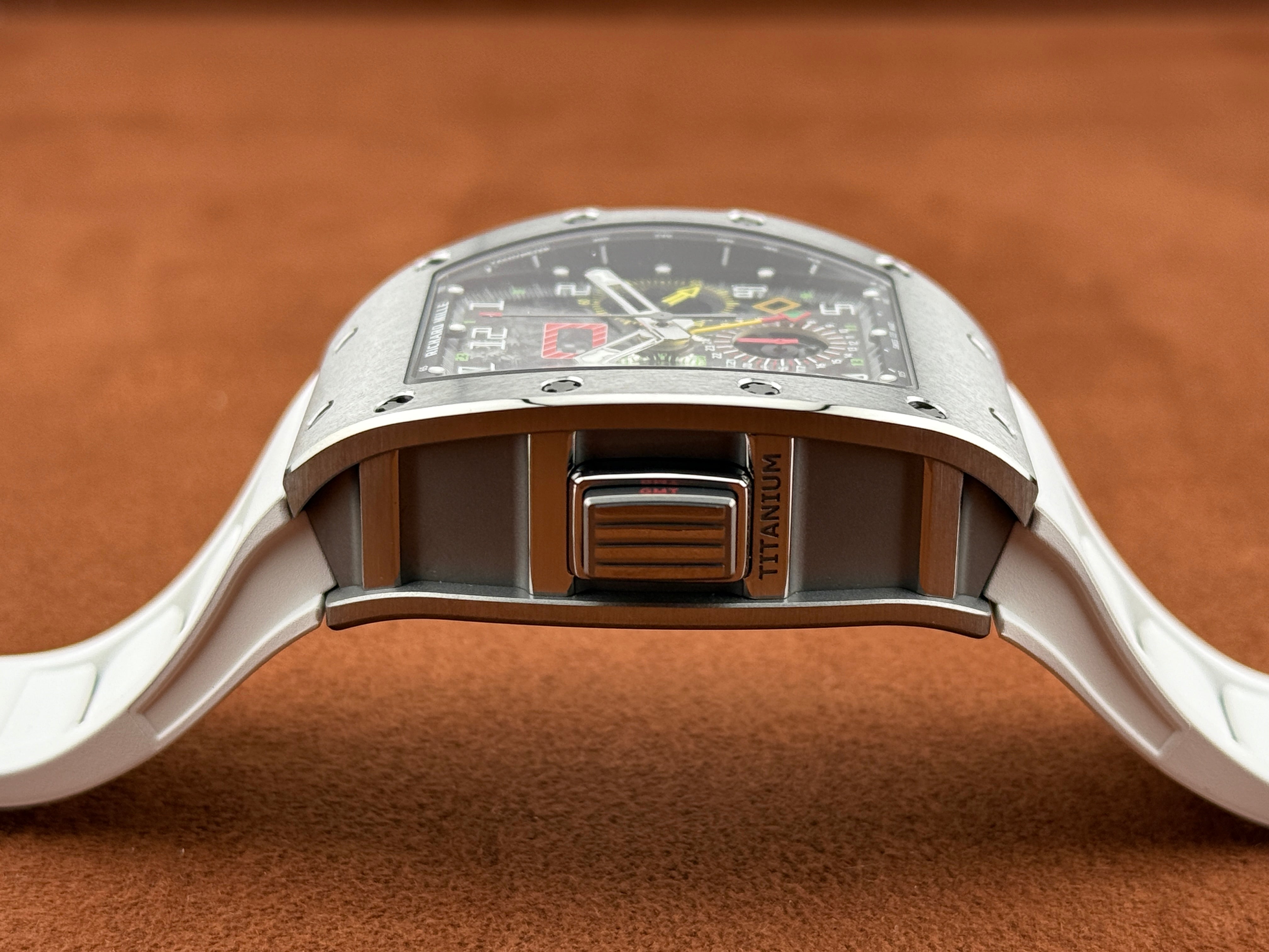 Richard Mille RM 11-02 Ti, Automatic Flyback Chronograph Dual Time Zone, Titanium