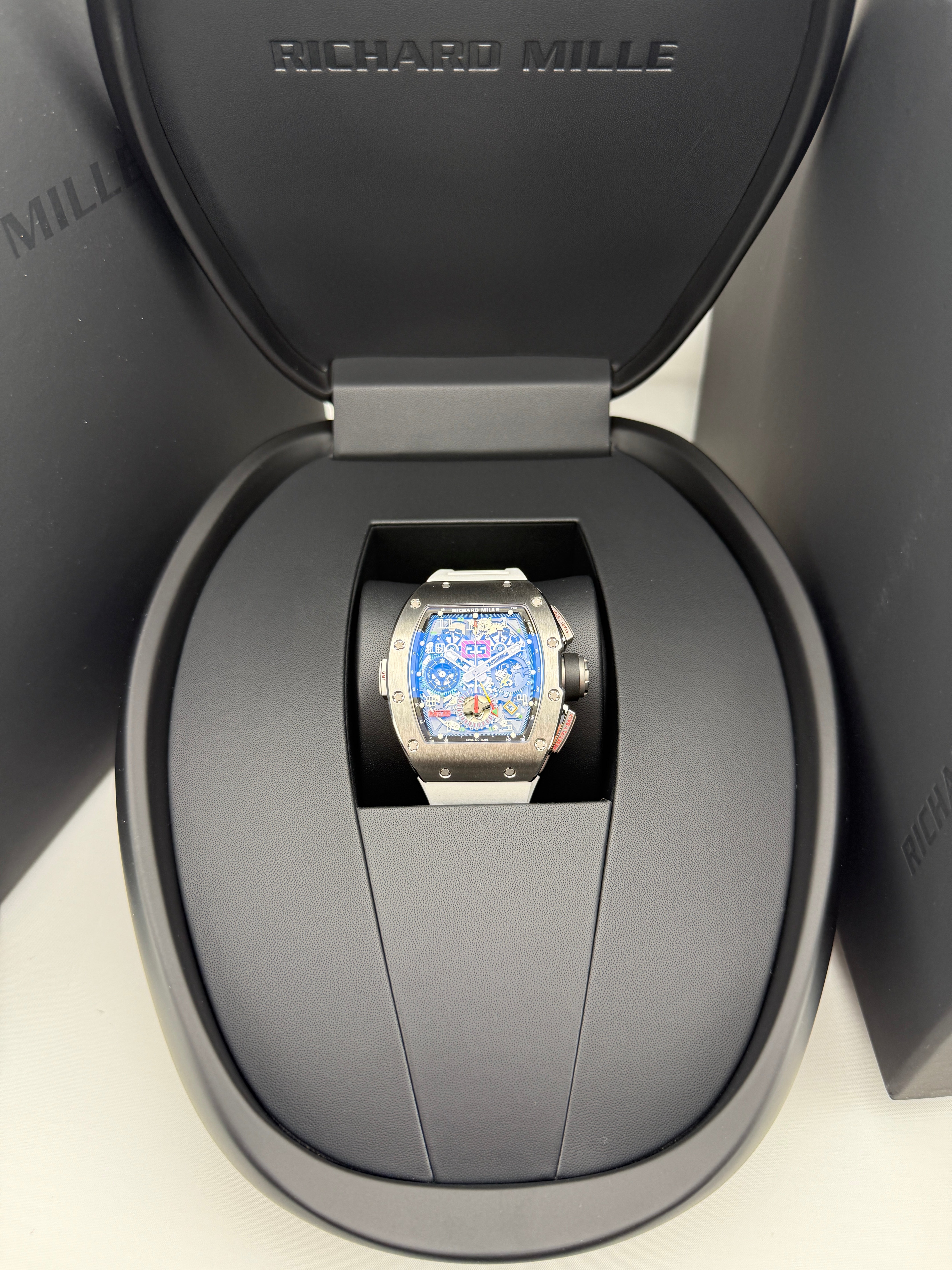 Richard Mille RM 11-02 Ti, Automatic Flyback Chronograph Dual Time Zone, Titanium