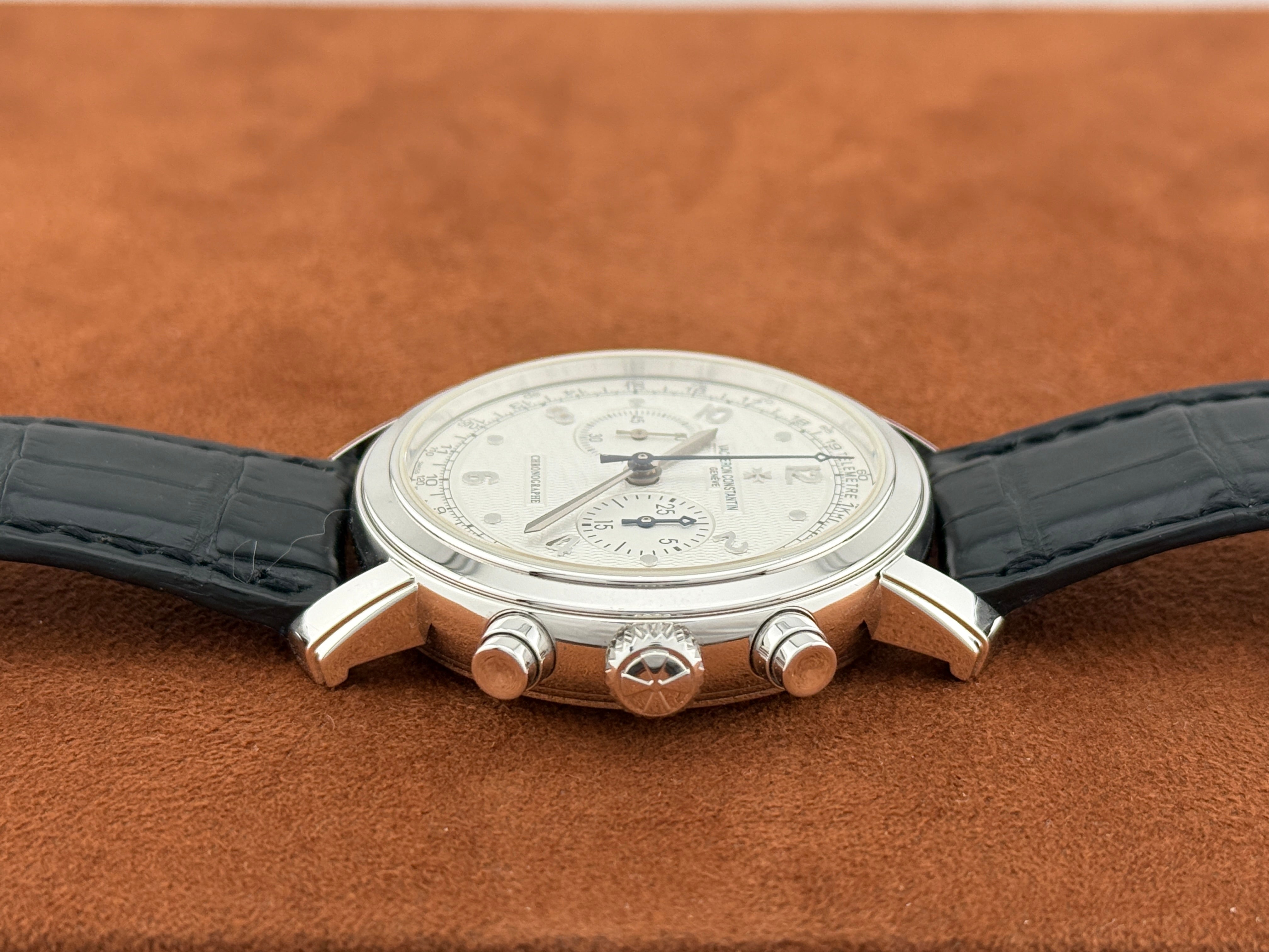 Vacheron Constantin Malte Chronograph Ref. 47120, White Gold, Guilloché Dial