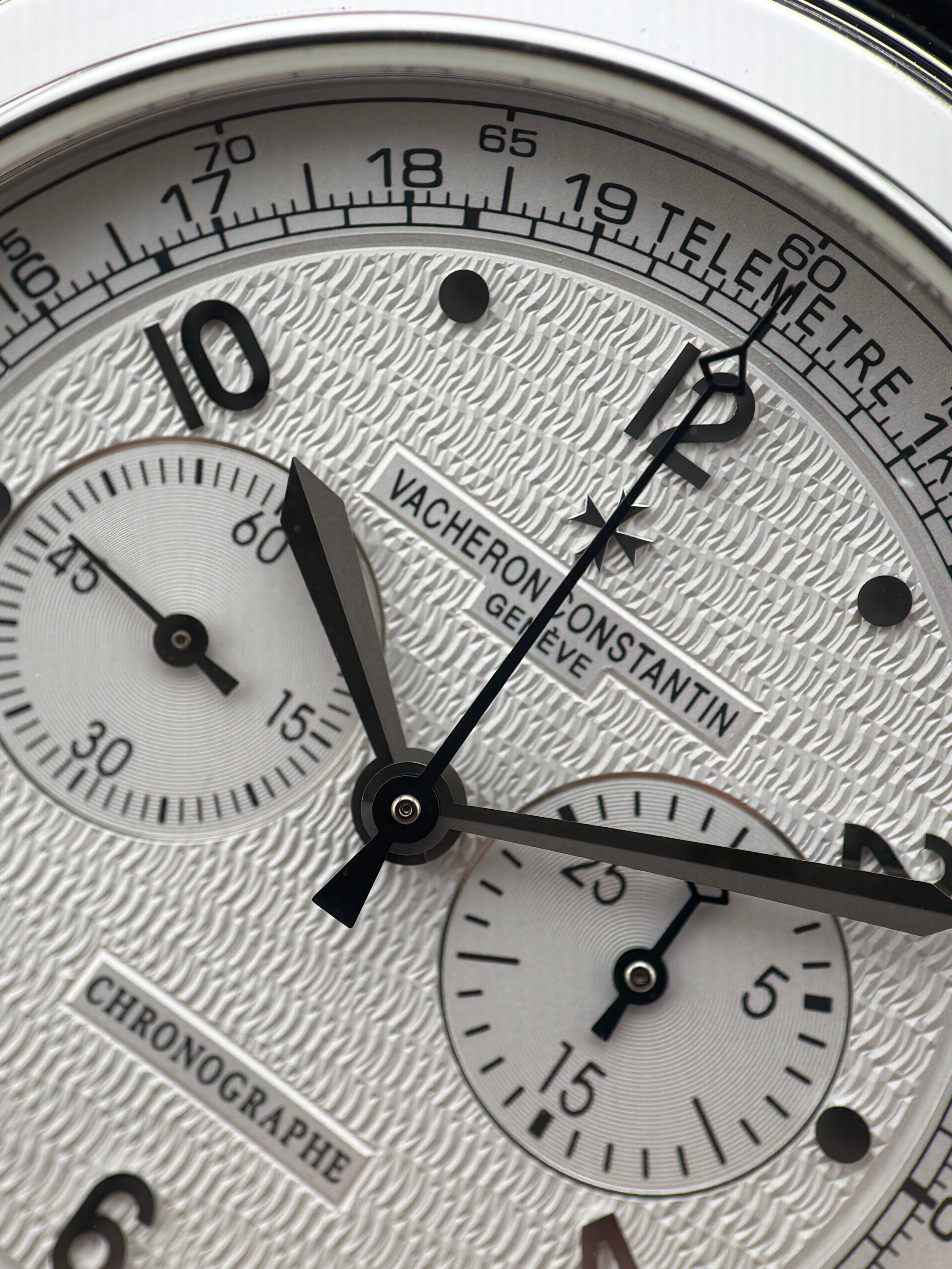 Vacheron Constantin Malte Chronograph Ref. 47120, White Gold, Guilloché Dial