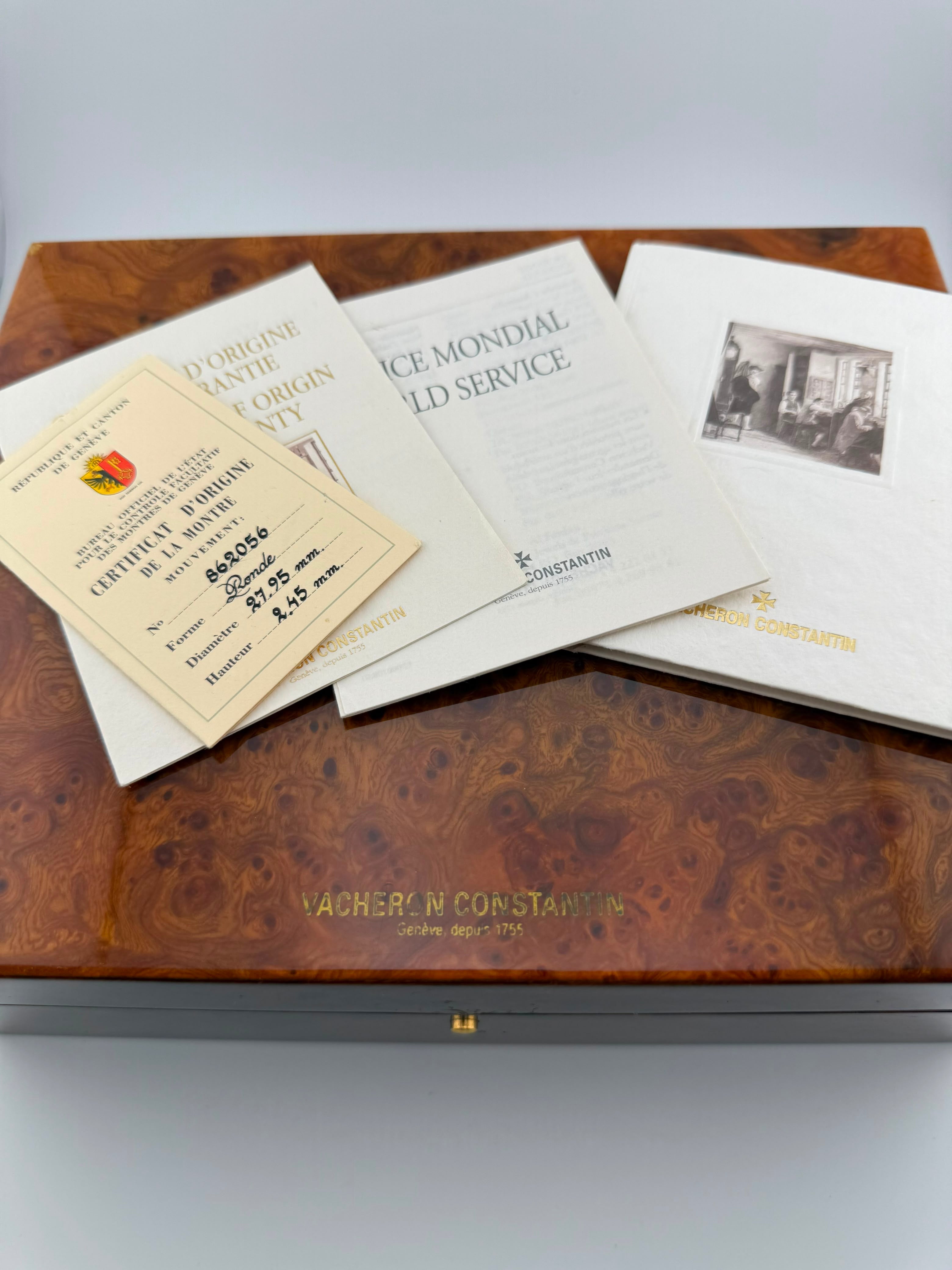Vacheron Constantin Mercator “Email Japon” Ref. 43050/000P-8831 — Platinum, Nº 13/30, Full Set, 2001