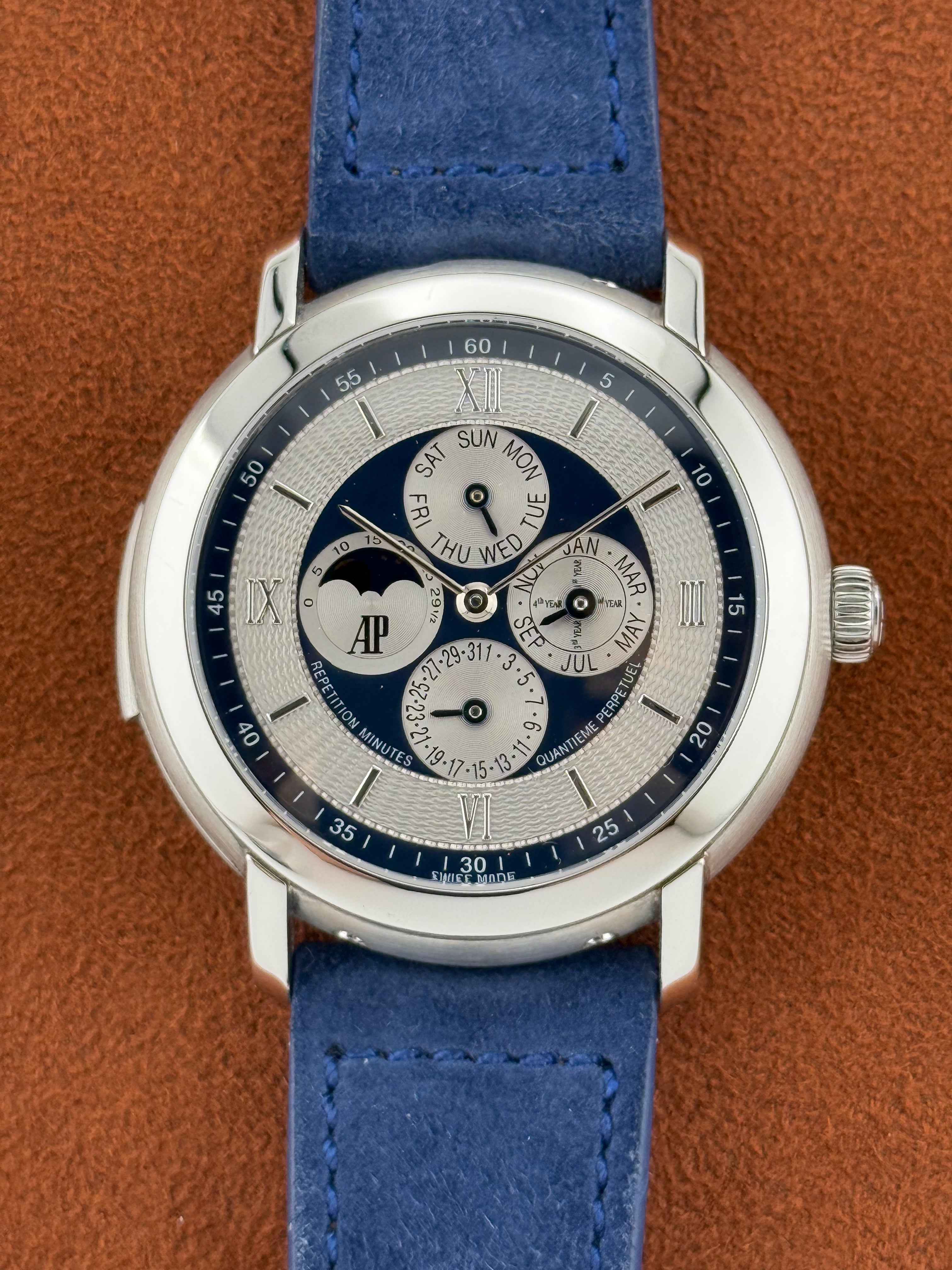 Audemars Piguet Jules Audemars Minute Repeater Perpetual Calendar Ref. 25918PT – Platinum, Special-Order Dial