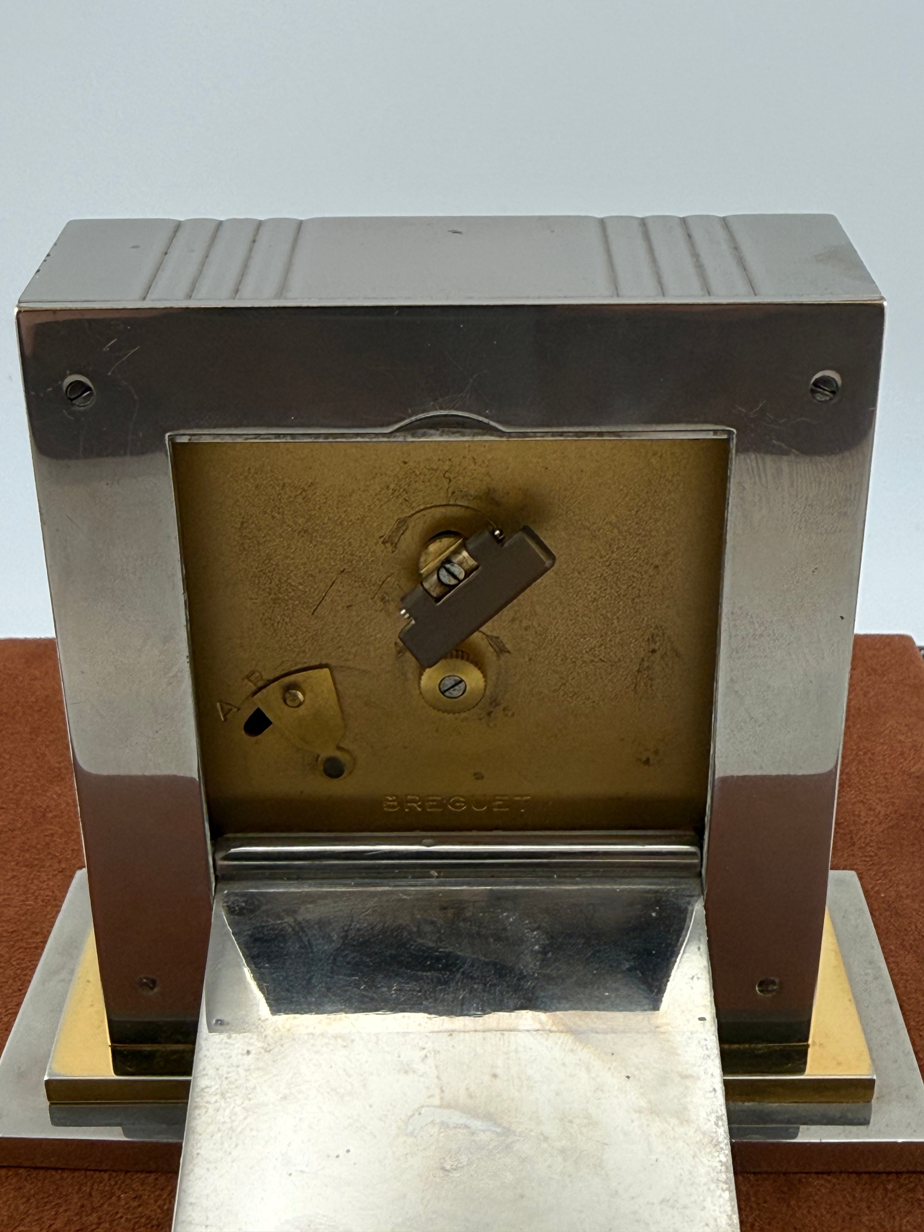 Breguet Art Deco Desk Clock with Alarm – Circa 1930, Serial 4954