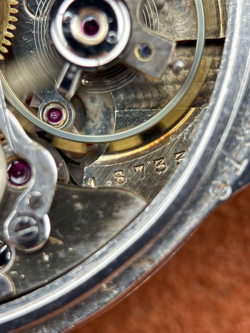 Eberhard & Co. Pre-Extra Fort Chronograph, Stainless Steel, Salmon Dial, Circa 1940