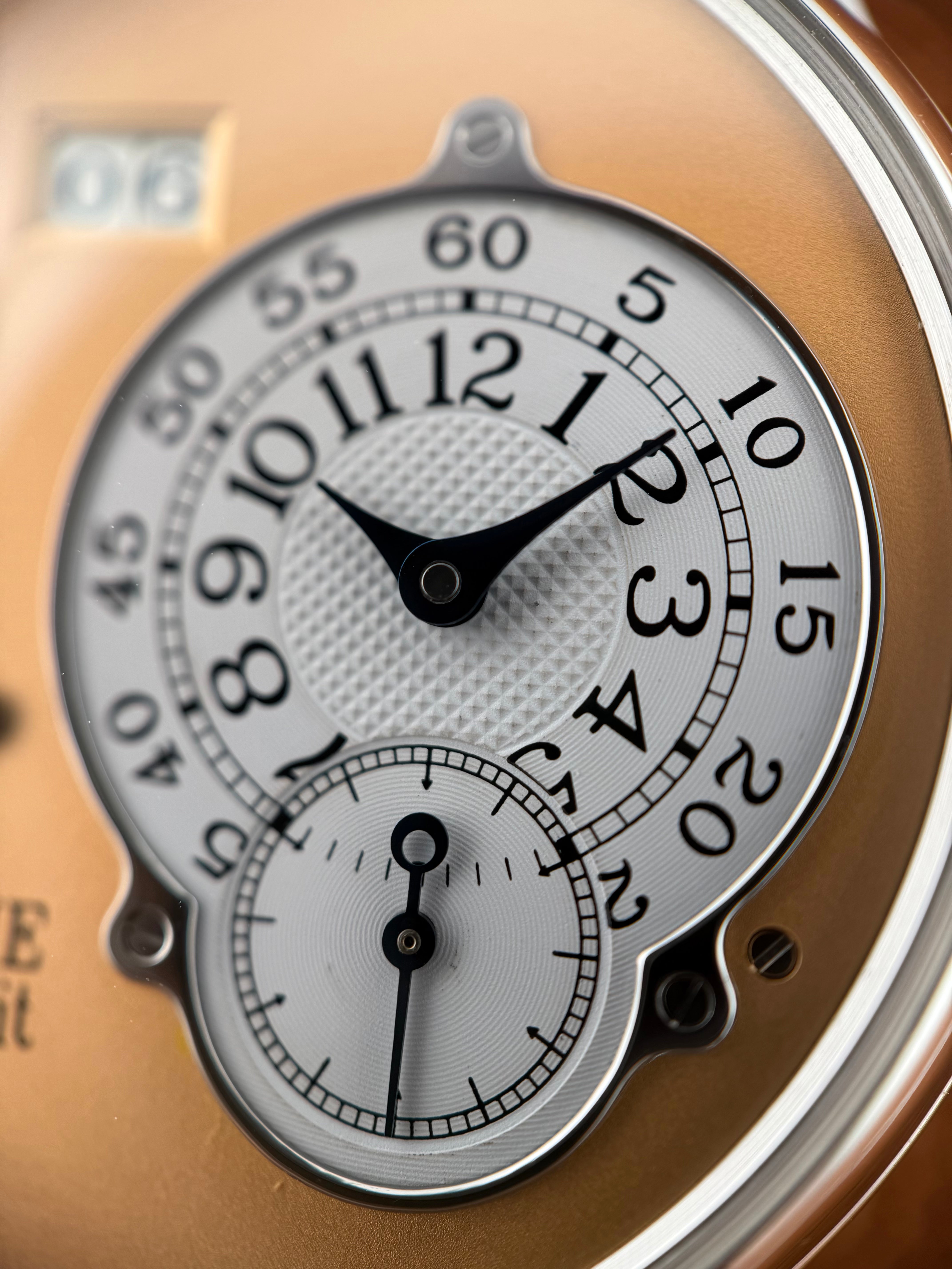 F.P. Journe Octa Automatique Réserve de Marche – platino, esfera de oro rosa, movimiento de latón