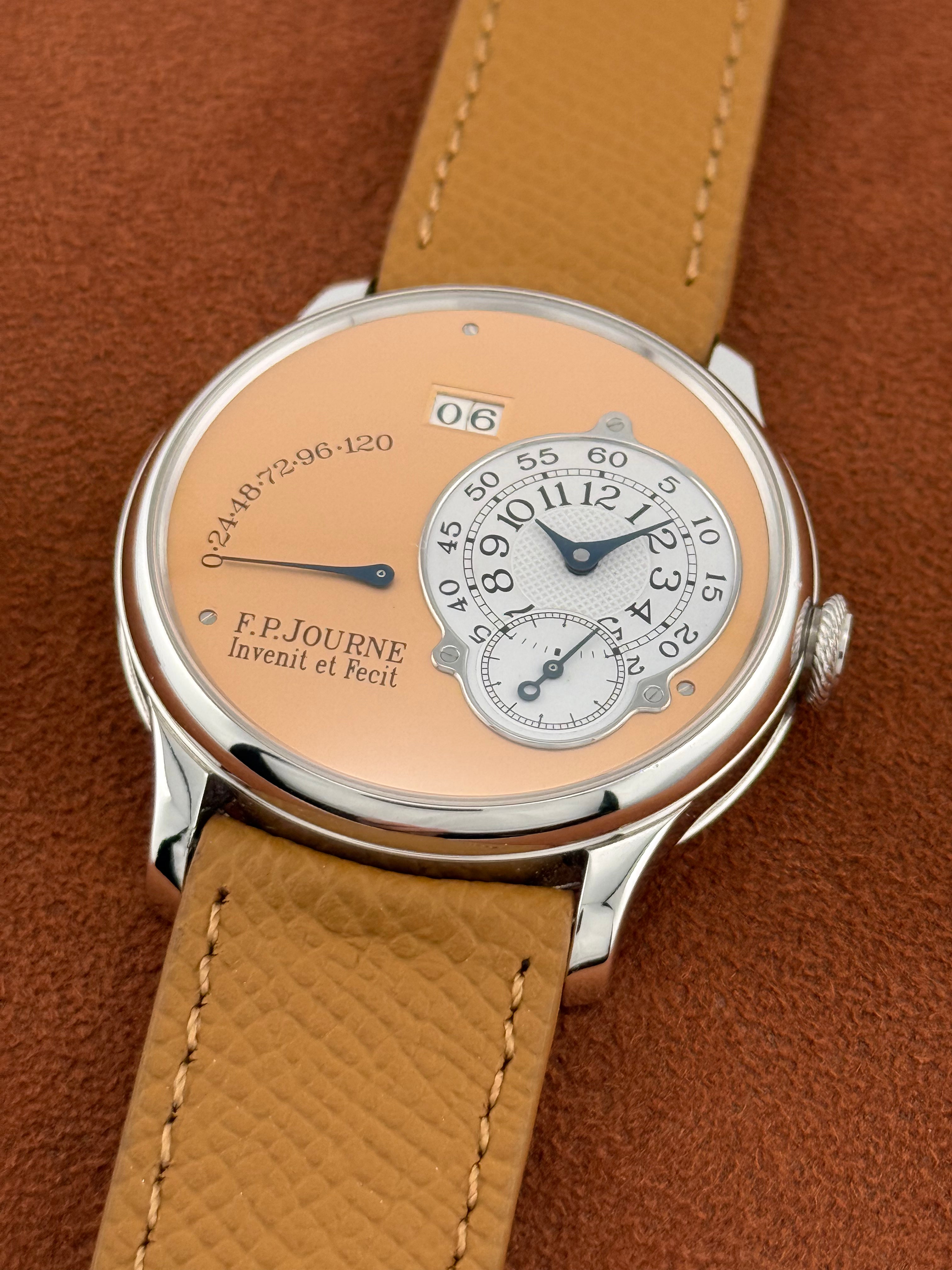 F.P. Journe Octa Automatique Réserve de Marche – platino, esfera de oro rosa, movimiento de latón