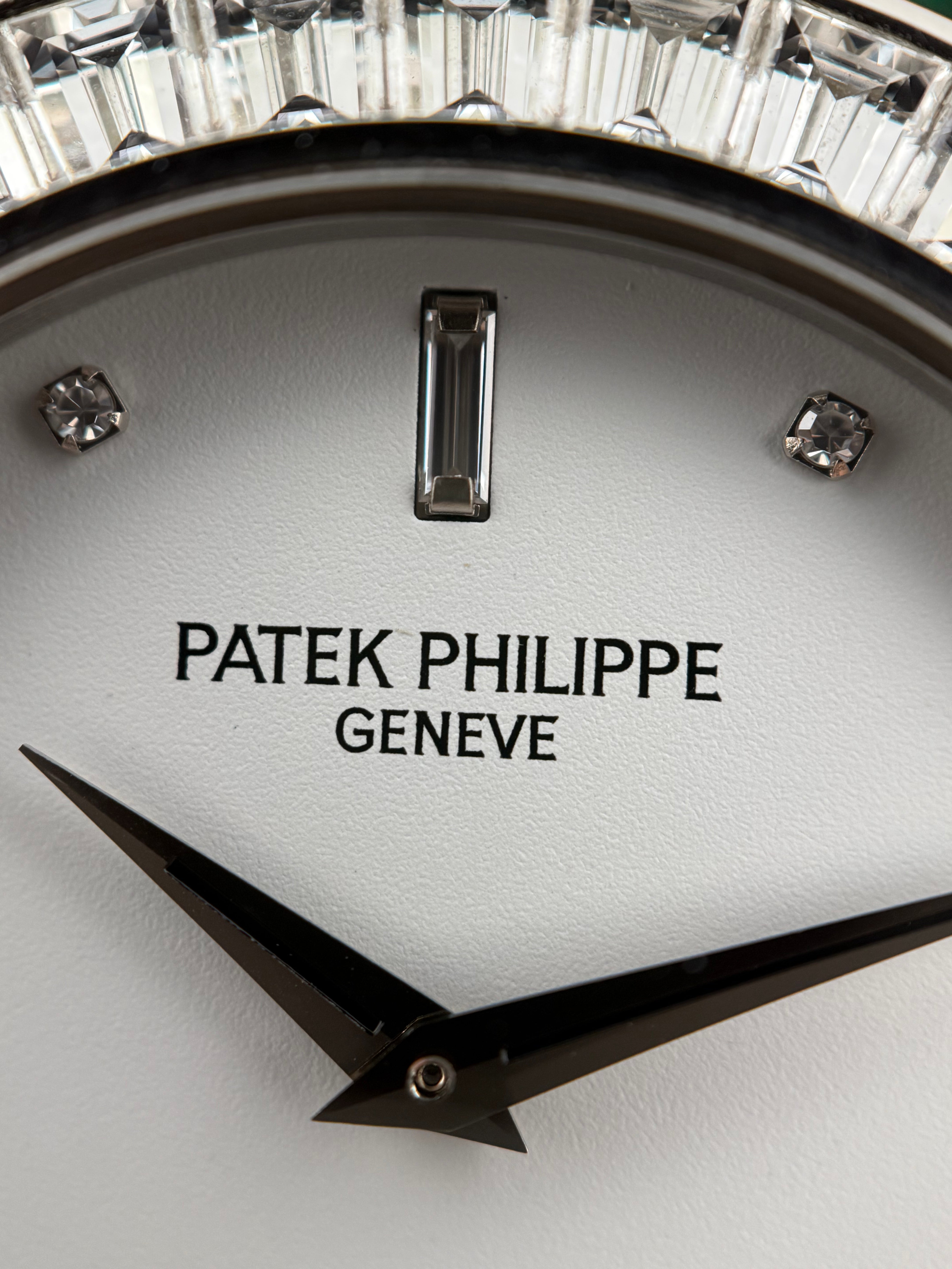 Patek Philippe Calatrava Ref. 5027 Platinum Diamond-Set with Extract from the Archives