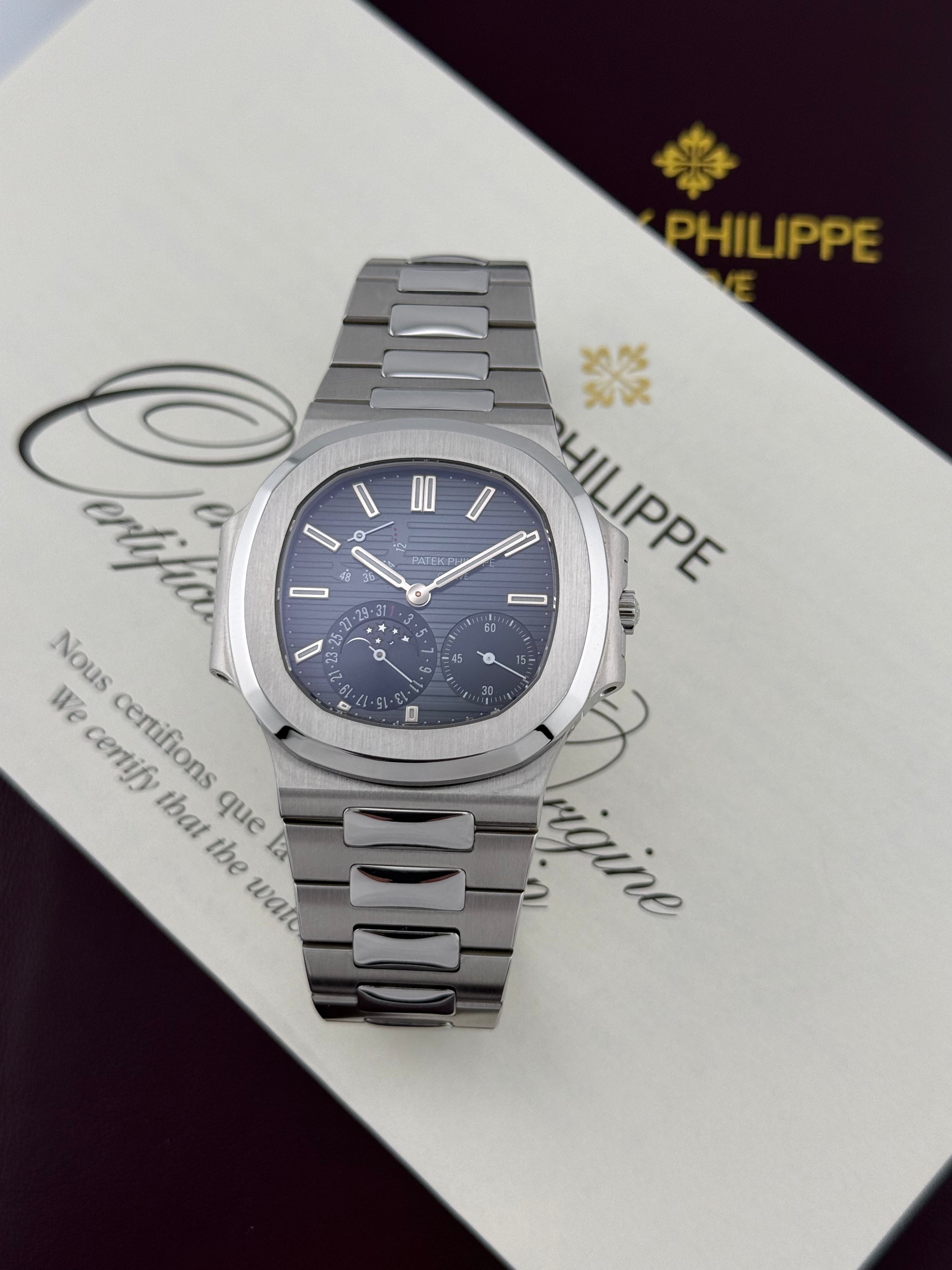 Patek Philippe Nautilus Ref. 3712/1A – First Series, Original Certificate, Full Set