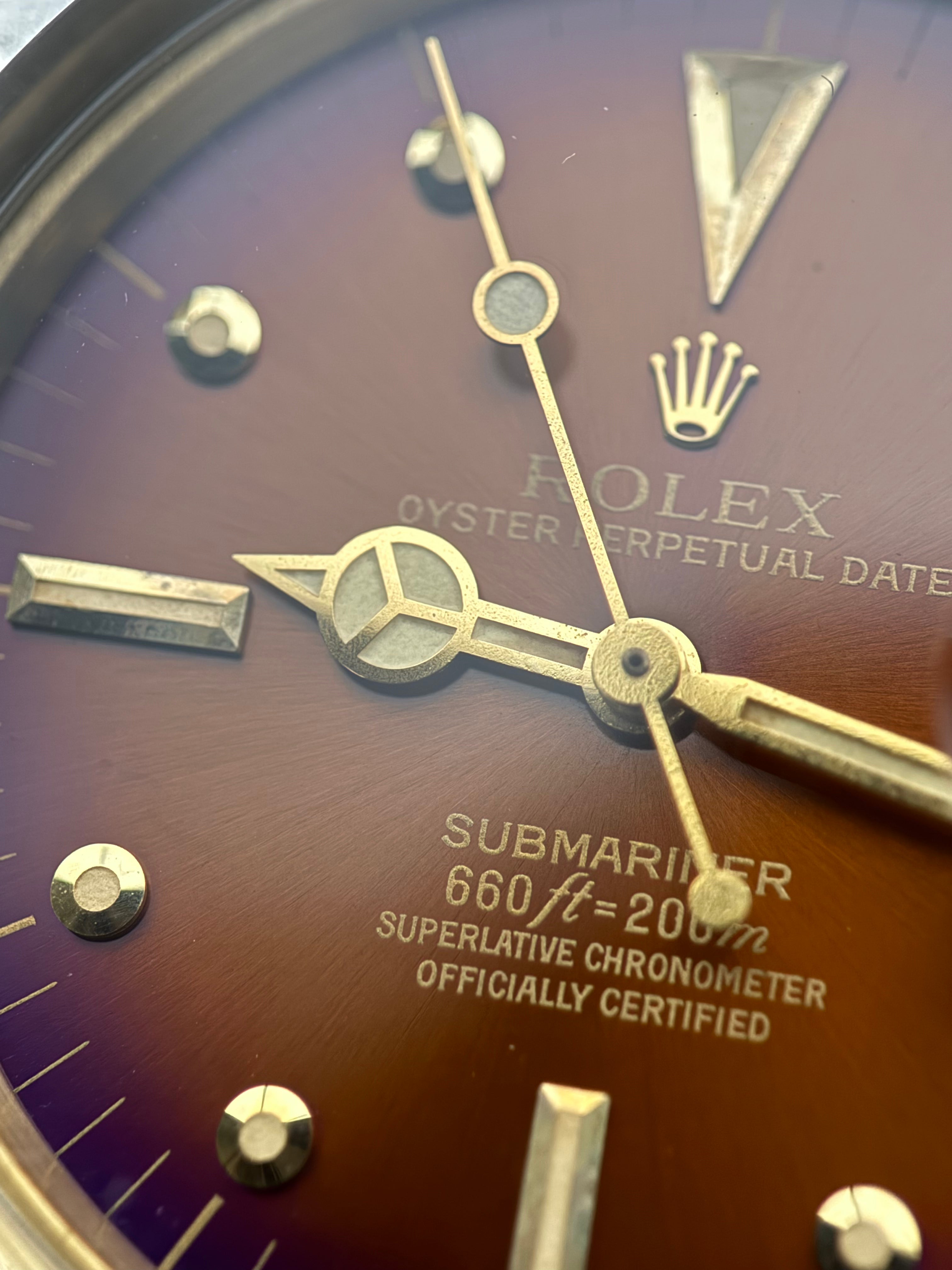 Rolex Submariner Date Ref. 1680 – 18K Gold, Tropical Dial, Bracelet, Circa 1978