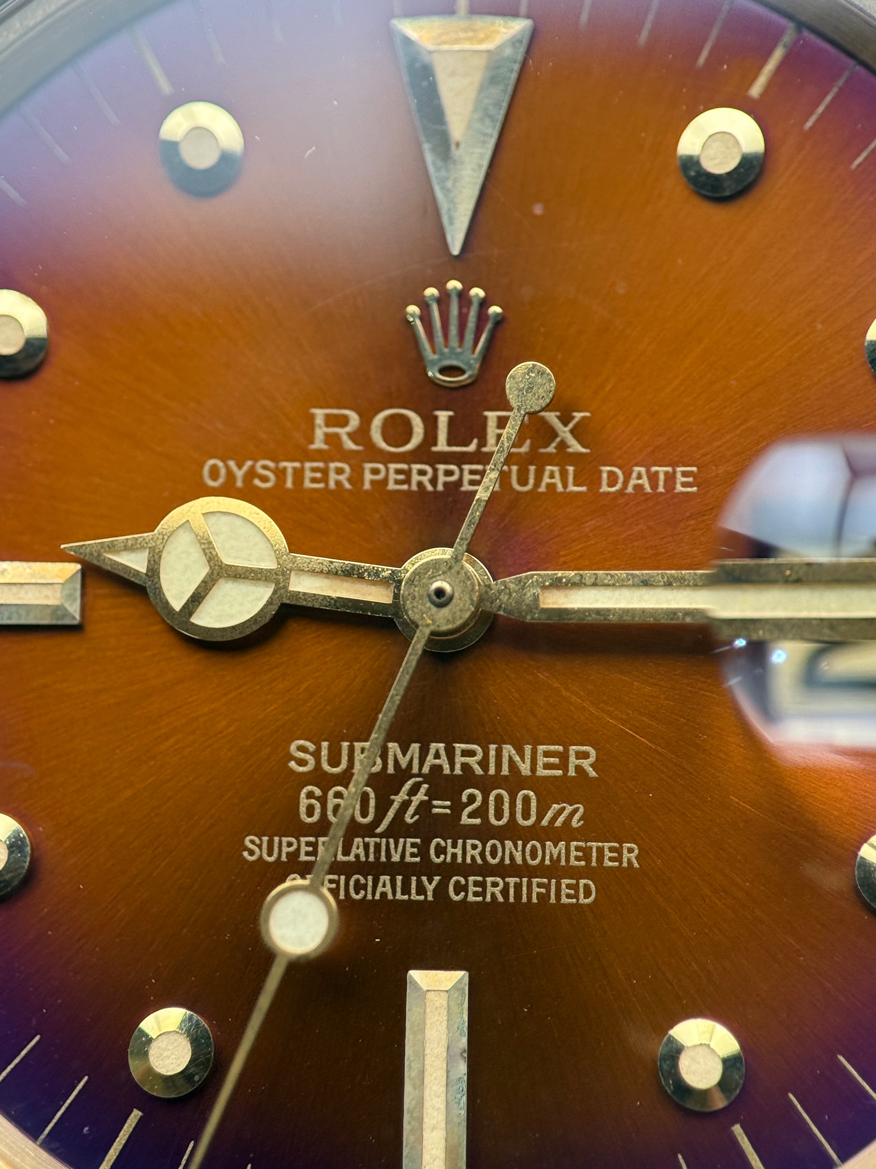 Rolex Submariner Date Ref. 1680 – 18K Gold, Tropical Dial, Bracelet, Circa 1978